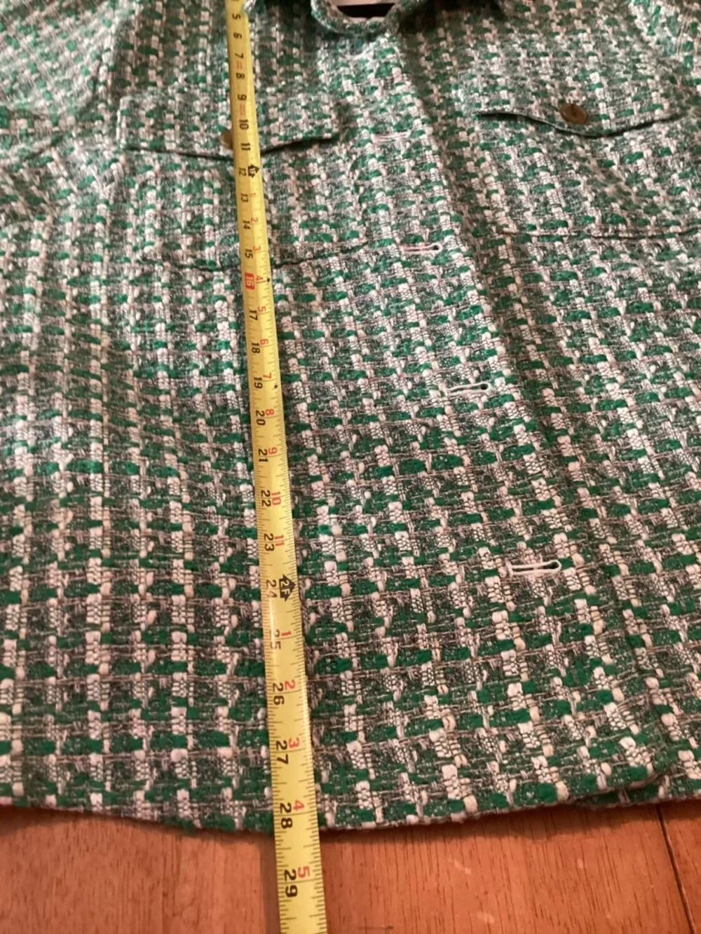 Maeve Tweed Shacket - 1X - Anthropologie
